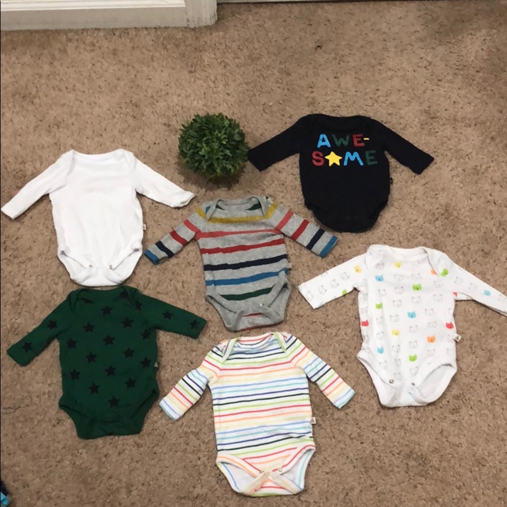 Premie-newborn/boy/Gap/long-sleeve onsies💙
